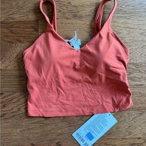 lululemon athletica Orange Tank Top